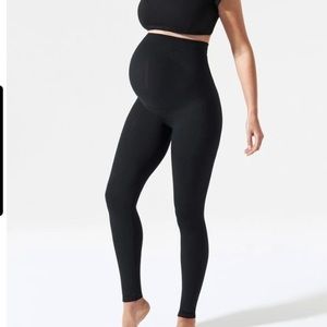 Blanqi maternity full panel black leggings